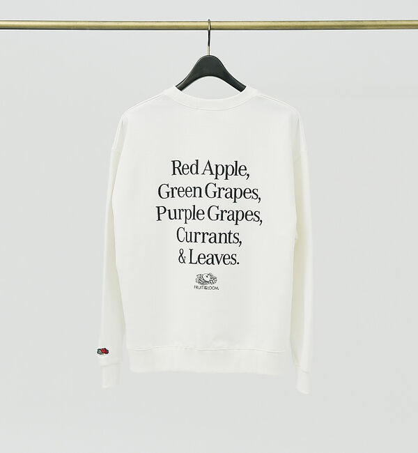 ABAHOUSE「【FRUIT OF THE LOOM】タイポグラフィ ヘビーオンス ルーズ クル」|スウェット・ジャージ|