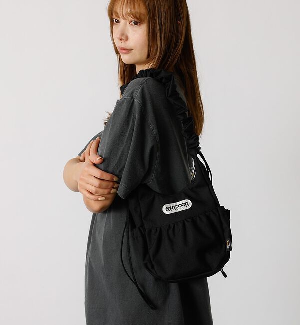 ABAHOUSE「【OUTDOOR PRODUCTS / アウトドアプロダクツ】Egg Shoul」|ショルダー・メッセンジャー|ブラック