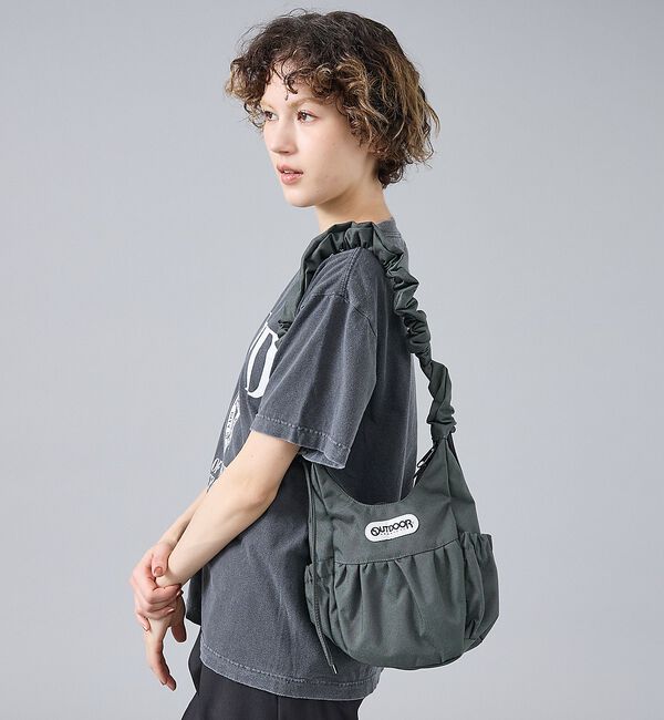 ABAHOUSE「【OUTDOOR PRODUCTS / アウトドアプロダクツ】Egg Shoul」|ショルダー・メッセンジャー|グレー