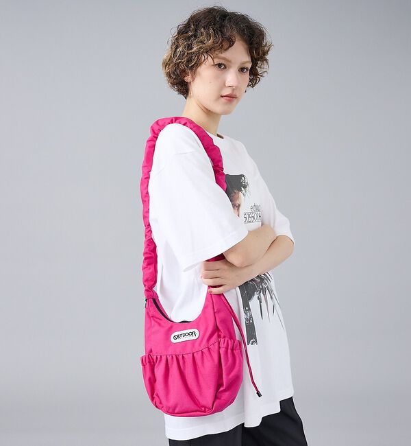 ABAHOUSE「【OUTDOOR PRODUCTS / アウトドアプロダクツ】Egg Shoul」|ショルダー・メッセンジャー|ピンク