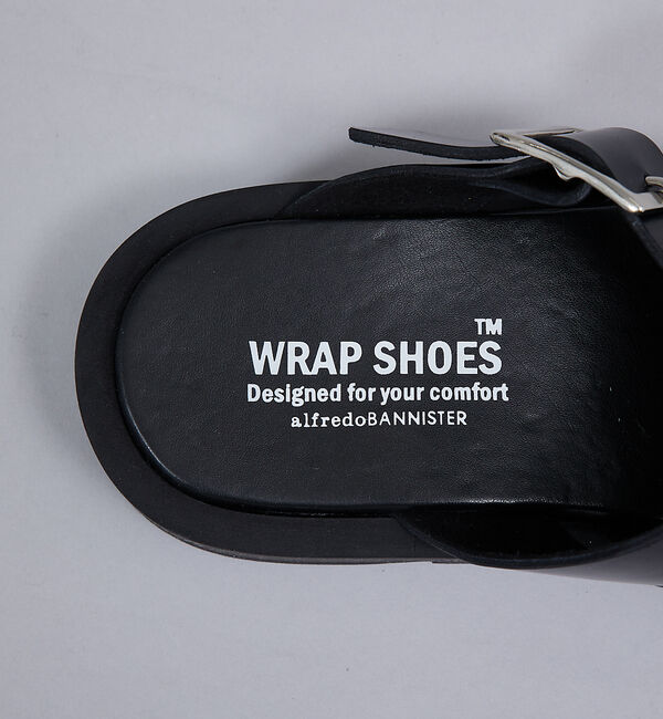 alfredoBANNISTER「【WRAP SHOES】ライダースバックル ボリュームソール スライドサンダル」|サンダル|