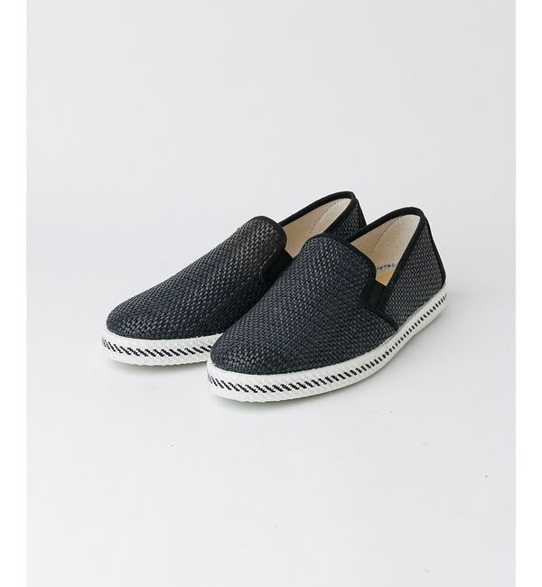alfredoBANNISTER「【26S/S berevere別注】エラスティック サマースリッポン」|スニーカー|ブラック