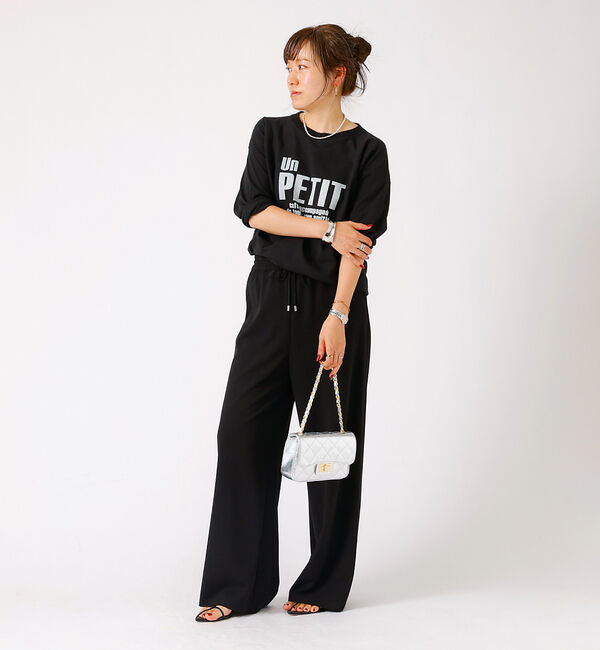 Rouge vif「【人気追加】カットジャージサイドラインパンツ/ウエストゴム」|その他|