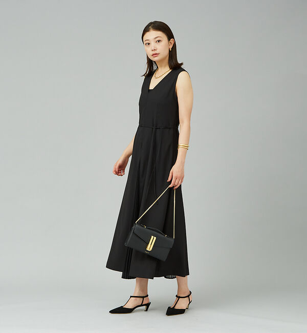 Rouge vif「ジョーゼットプリーツ コンビワンピース」|ワンピース|