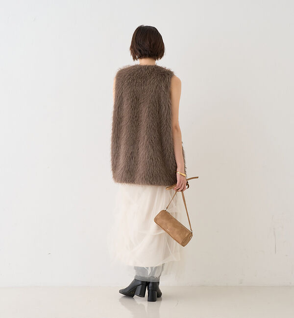 Rouge vif「【一部店舗限定】エコファーベスト」|ベスト・ジレ|