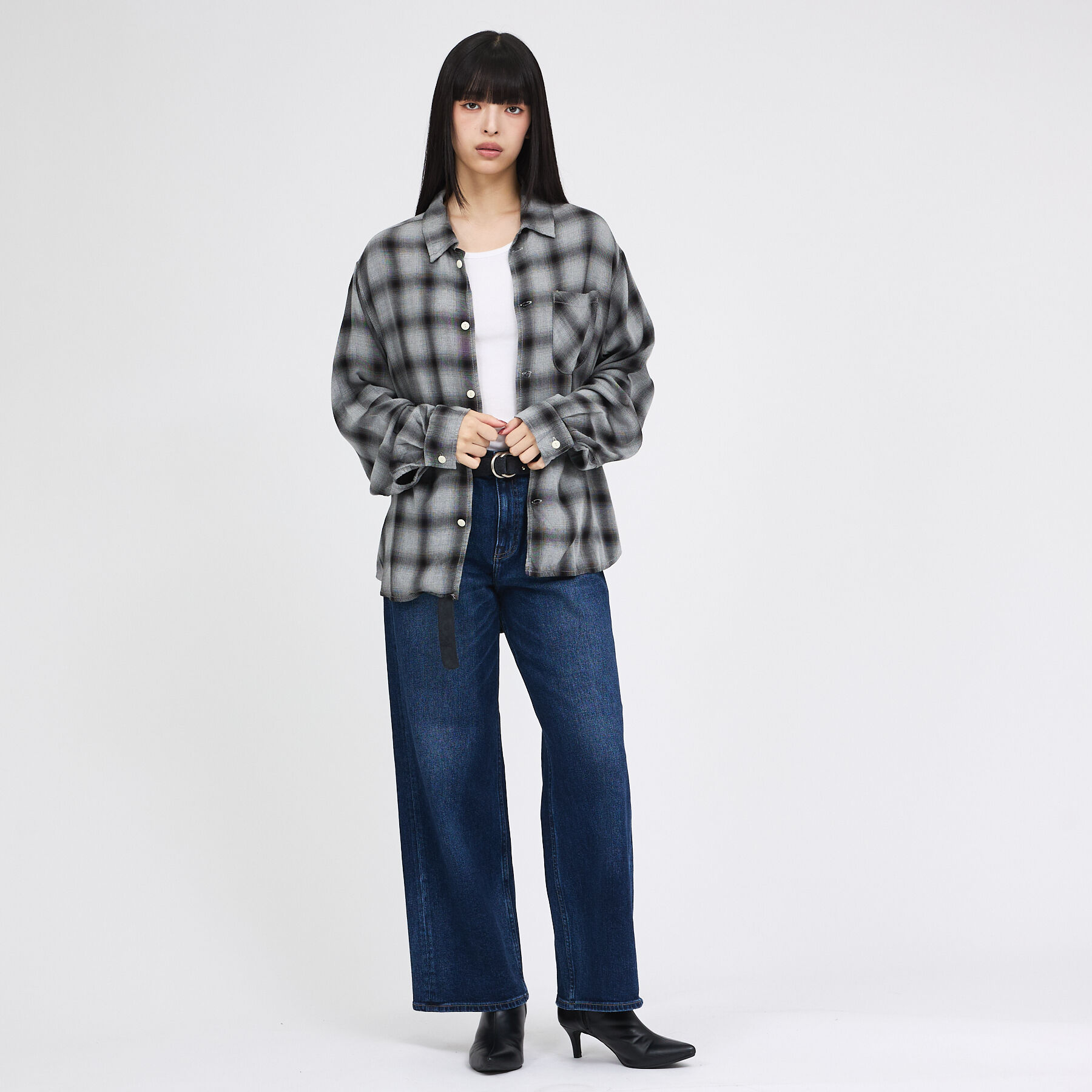 Rouge vif「【Healthy denim / ヘルシーデニム】Pink Pepper Mid」|デニム|