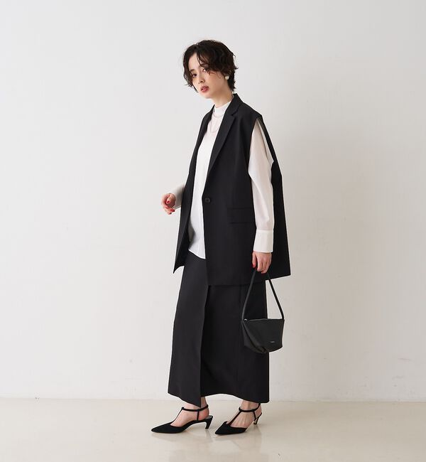 Rouge vif「【セットアップ対応】テーラーカラージレ」|ベスト・ジレ|