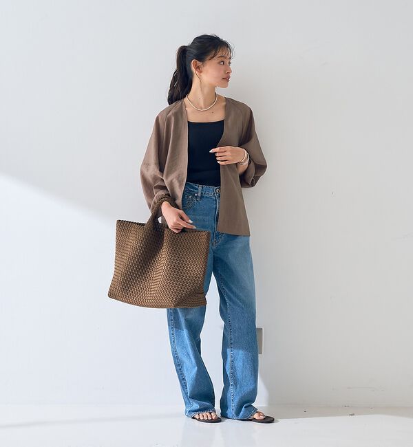 Rouge vif「【人気追加】【NAGHEDI/ナゲティ】ラージトートバッグ St Barths」|トートバッグ|