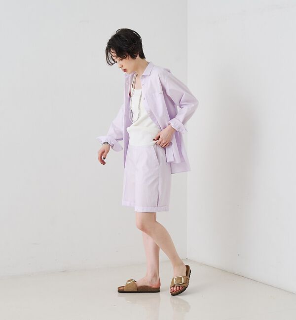 Rouge vif「【セットアップ対応】コットン胸ポケット付きシャツ」|シャツ・ブラウス|