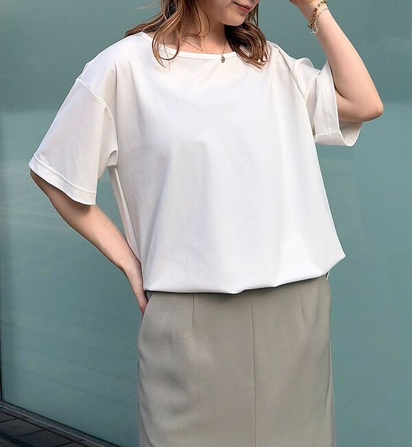 Rouge vif「ヴィンテージキュプラジャージー半袖プルオーバー」|Tシャツ・カットソー|