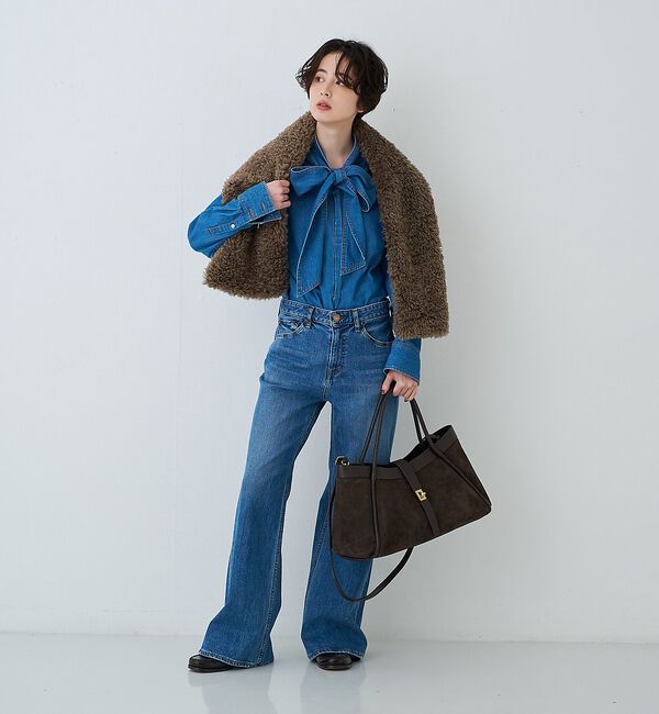 Rouge vif「【AULENTTI / オウレンティ】2WAYスエードショルダートートバッグ /」|トートバッグ|