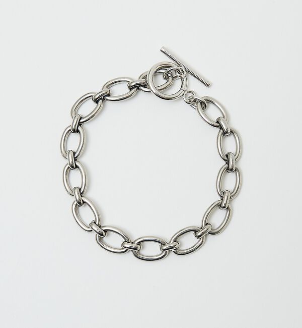 qualite「【ステンレス】シックチェーンブレスレット」|ブレスレット・バングル|シルバー