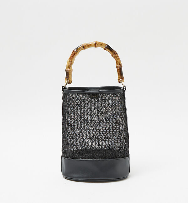 LOWELL things「●SOEUR/バンブーハンドルチュールバッグ」|ハンドバッグ|