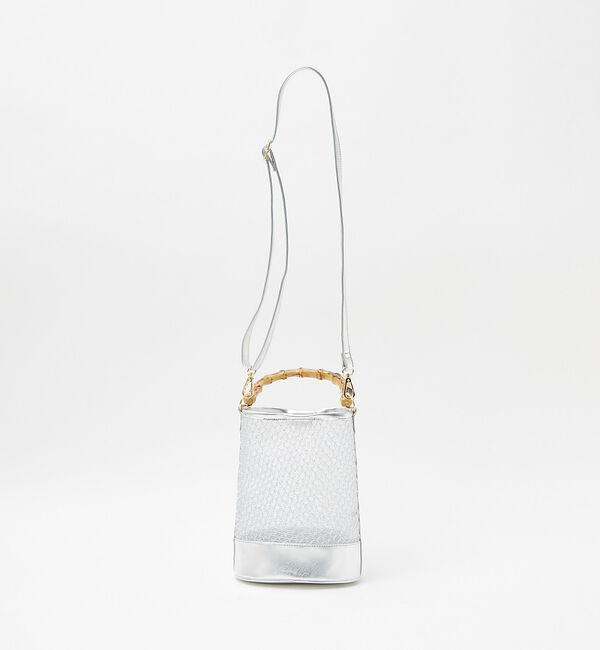 LOWELL things「●SOEUR/バンブーハンドルチュールバッグ」|ハンドバッグ|
