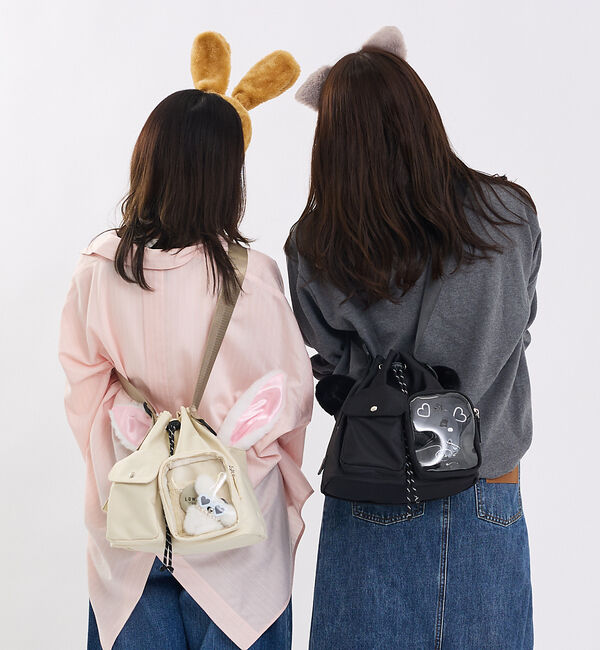 LOWELL things「【再入荷】オシゴト/巾着ショルダーバッグ【推し活】」|ショルダー・メッセンジャー|