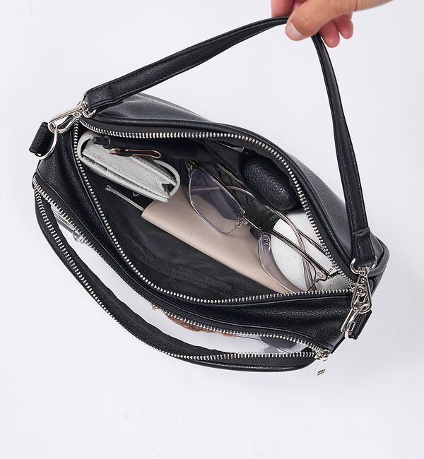 LOWELL things「【BLK/再入荷】オシゴト/マルチポーチバッグ/推しぬいポーチ【推し活】」|ハンドバッグ|
