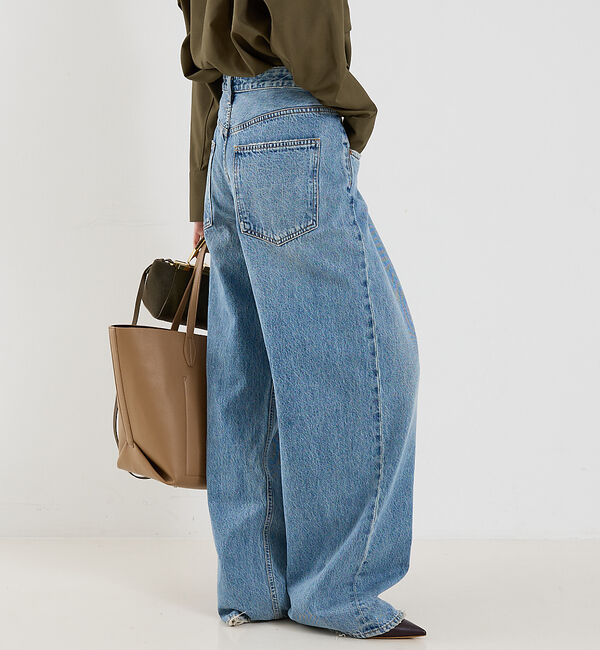 The Store by C' 「【AGOLDE】VANA FOLD JEAN PETITE 28"／フォールドデ」|デニム|