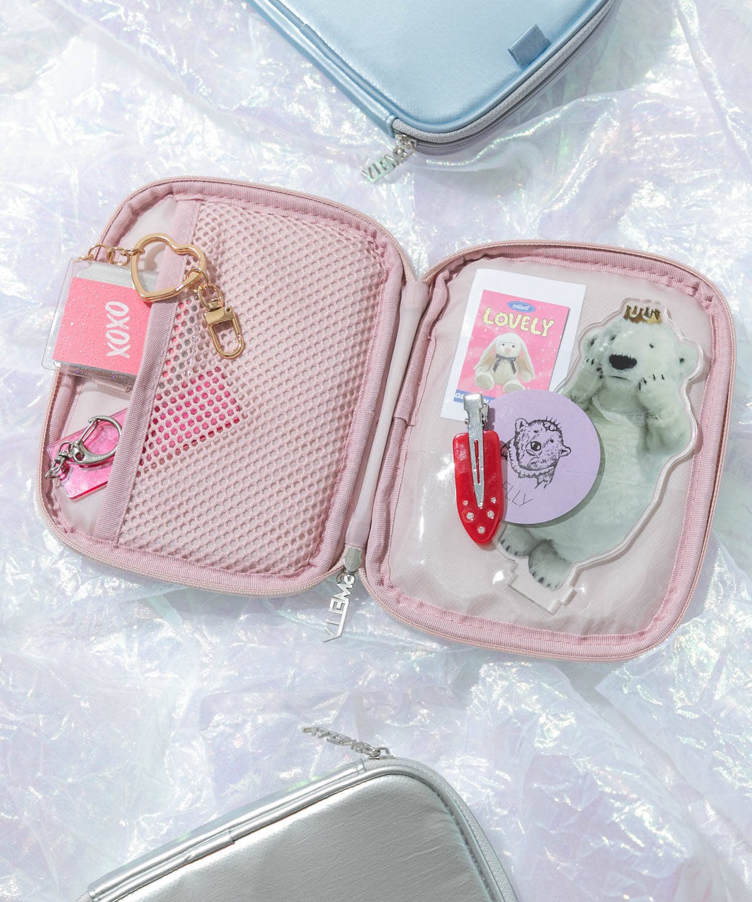 SMELLY「my Choeae multi pouch」|ポーチ|ピンク