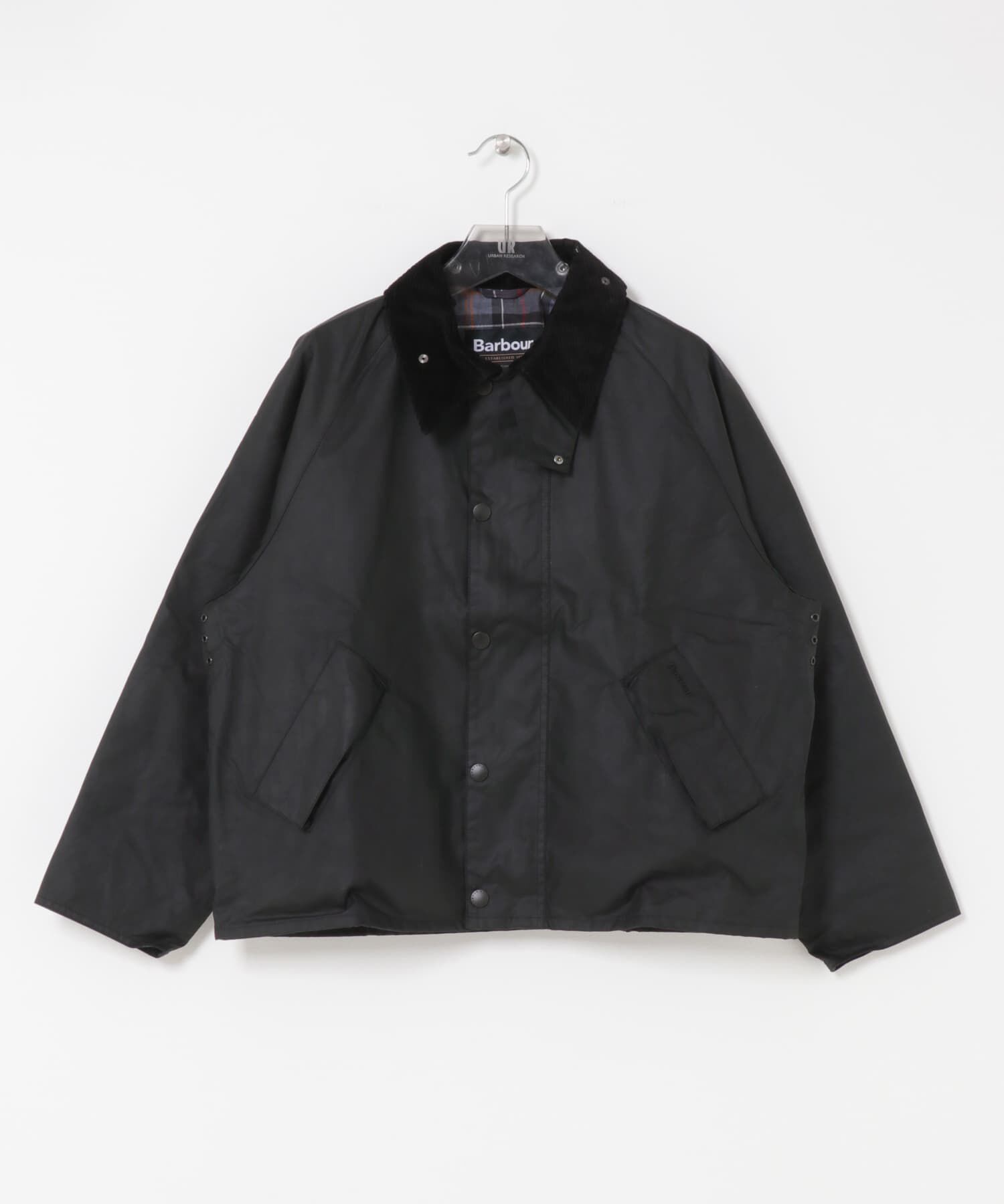 URBAN RESEARCH「Barbour　OS TRANSPORT WAX JACKET」|ノーカラーコート|