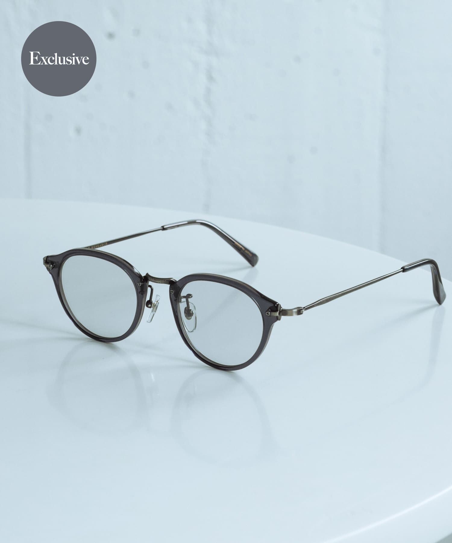 URBAN RESEARCH「『別注』KANEKO OPTICAL&times;URBAN RESEARCH　URA-2」|メガネ|グレー系その他