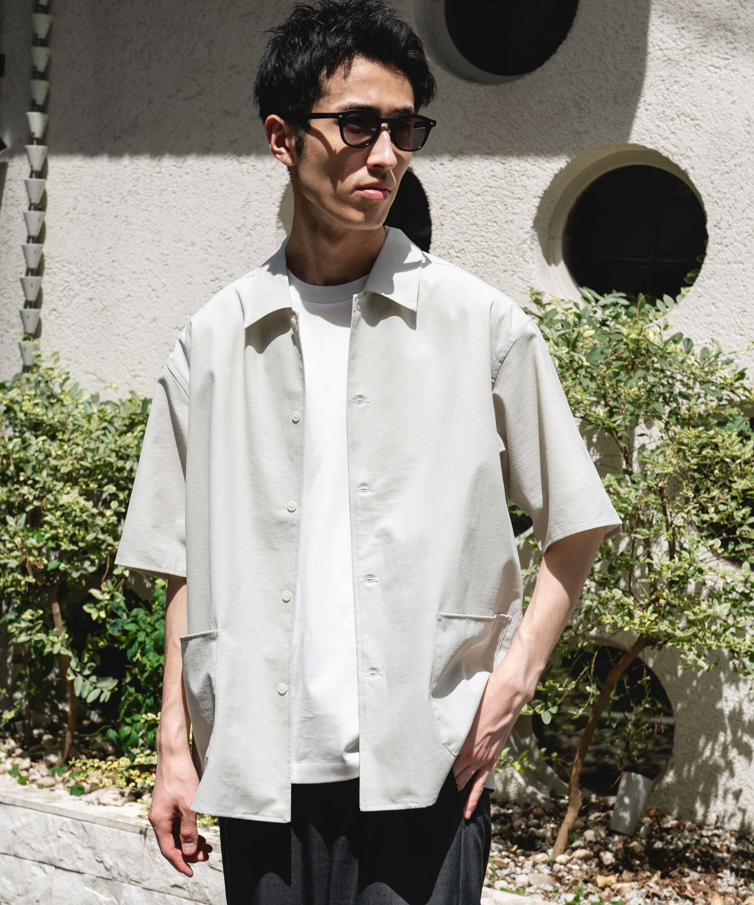 URBAN RESEARCH DOORS「『ｲｰｼﾞｰｹｱ/速乾/UVｶｯﾄ』ｸｲｯｸﾄﾞﾗｲｼｮｰﾄｽﾘｰﾌﾞｼ」|その他|ホワイト系その他