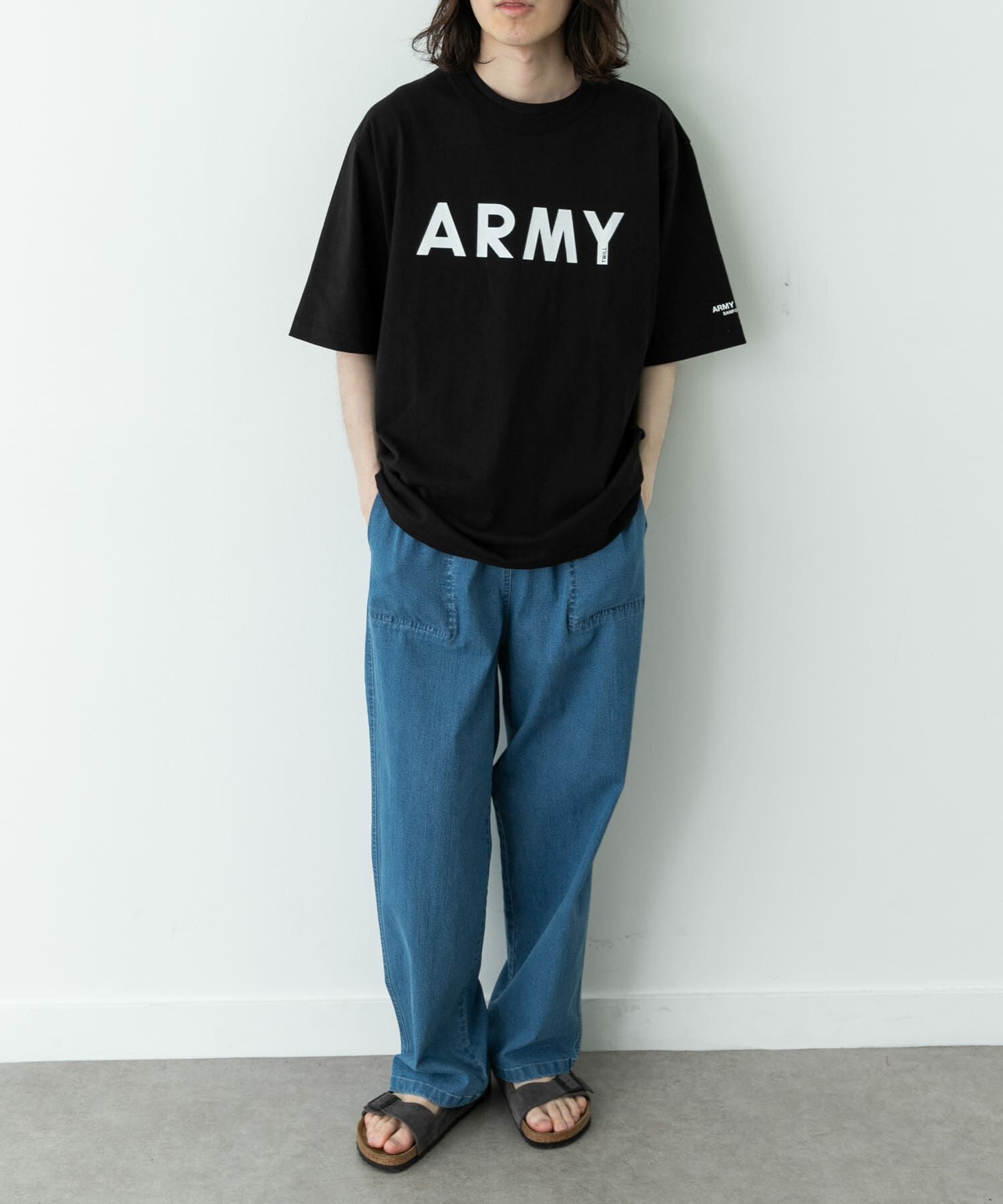 Sonny Label 「ARMY TWILL　PRINT HSTEE ARMY」|Tシャツ・カットソー|