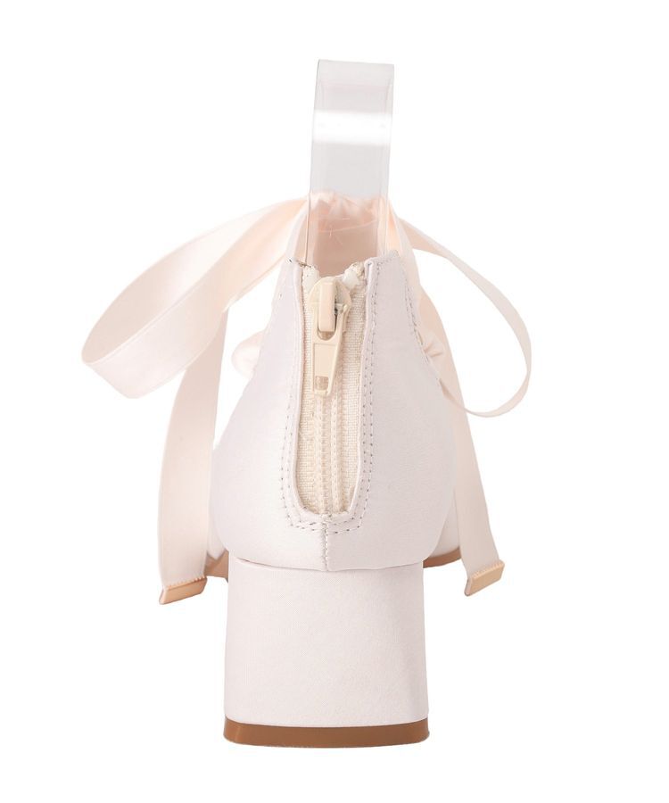 Maison de FLEUR「レースアップサテンパンプス」|パンプス|