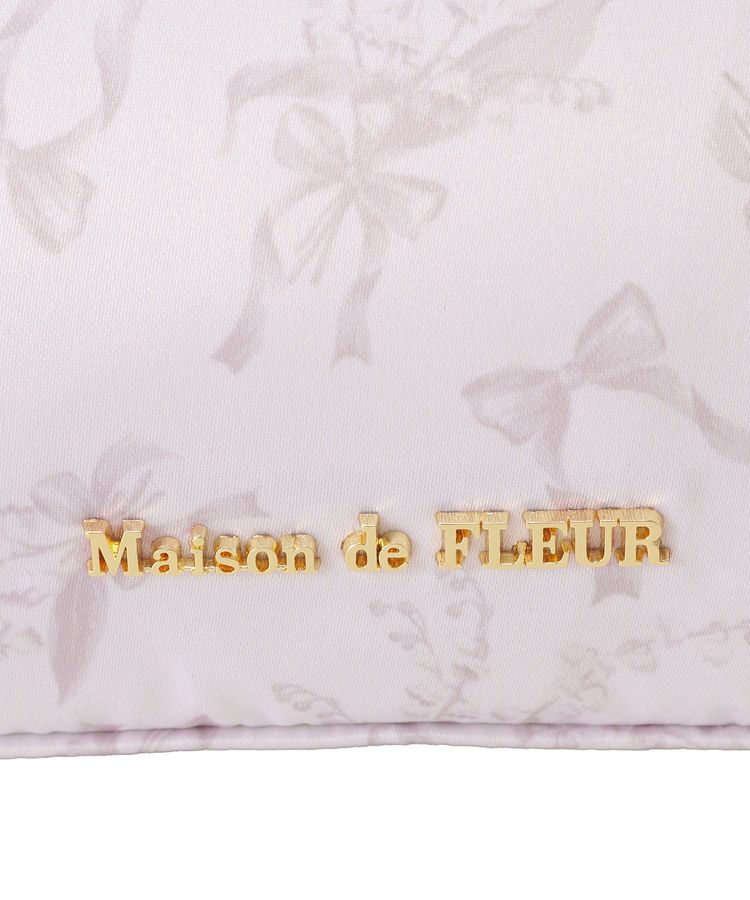 Maison de FLEUR「すずらんプリントロングポーチ」|ポーチ|