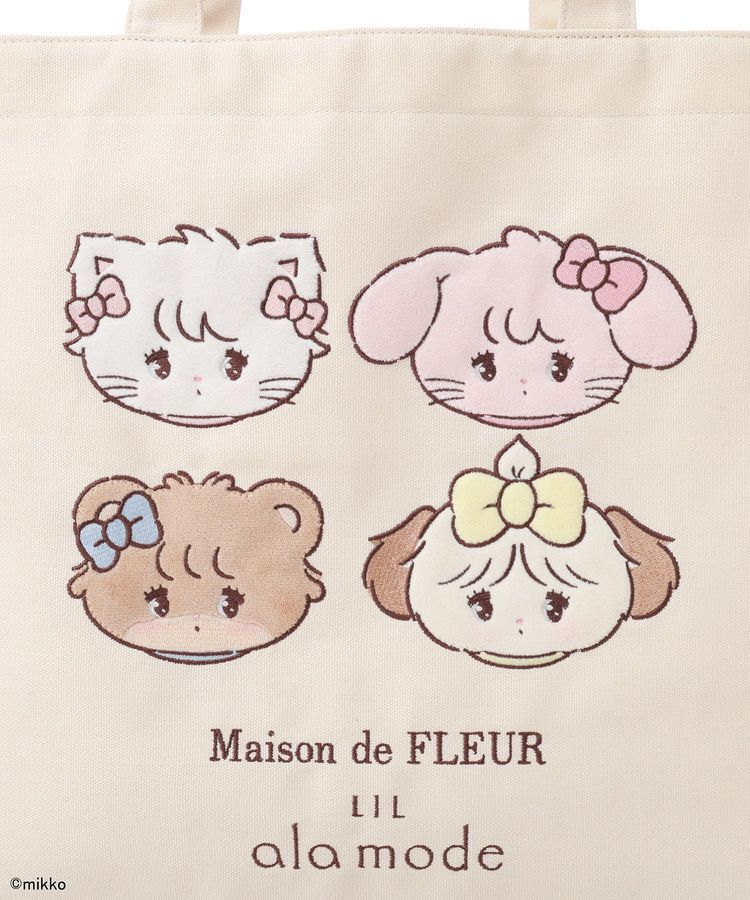 Maison de FLEUR「Lil ala mode スクエアトートバッグ」|トートバッグ|