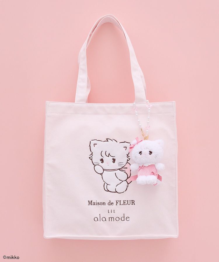 Maison de FLEUR「Lil ala mode スクエアトートバッグ」|トートバッグ|