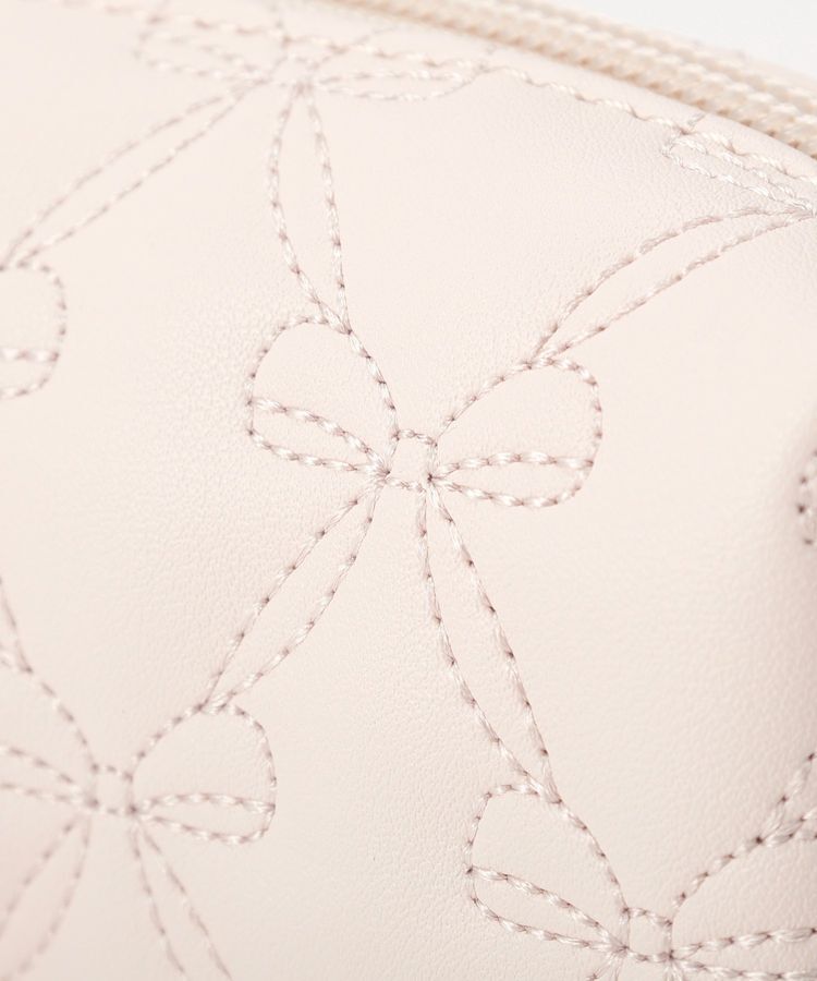Maison de FLEUR「リボンキルティングロングポーチ」|ポーチ|