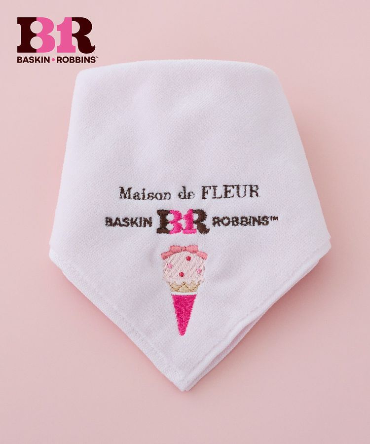 Maison de FLEUR「サーティワン タオルハンカチ」|ハンカチ|ライトピンク