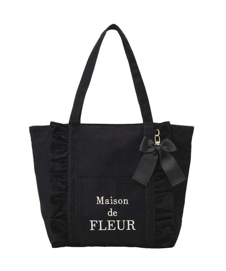 Maison de FLEUR「フロントフリルマルチポケットトートバッグ」|トートバッグ|