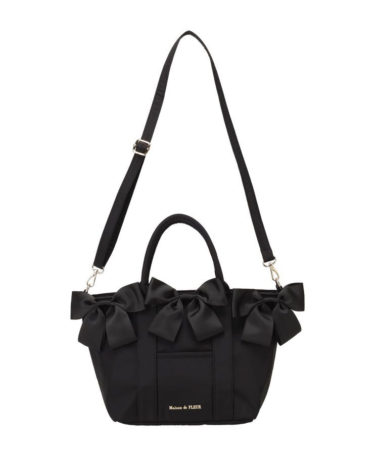 Maison de FLEUR「ボリュームリボン2Wayトートバッグ」|トートバッグ|