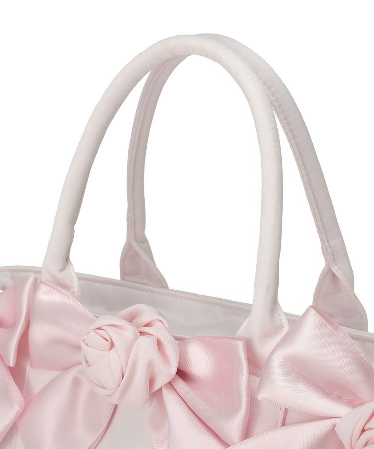 Maison de FLEUR「【WEB限定カラーあり】ローズボリュームリボン2Wayトート」|トートバッグ|