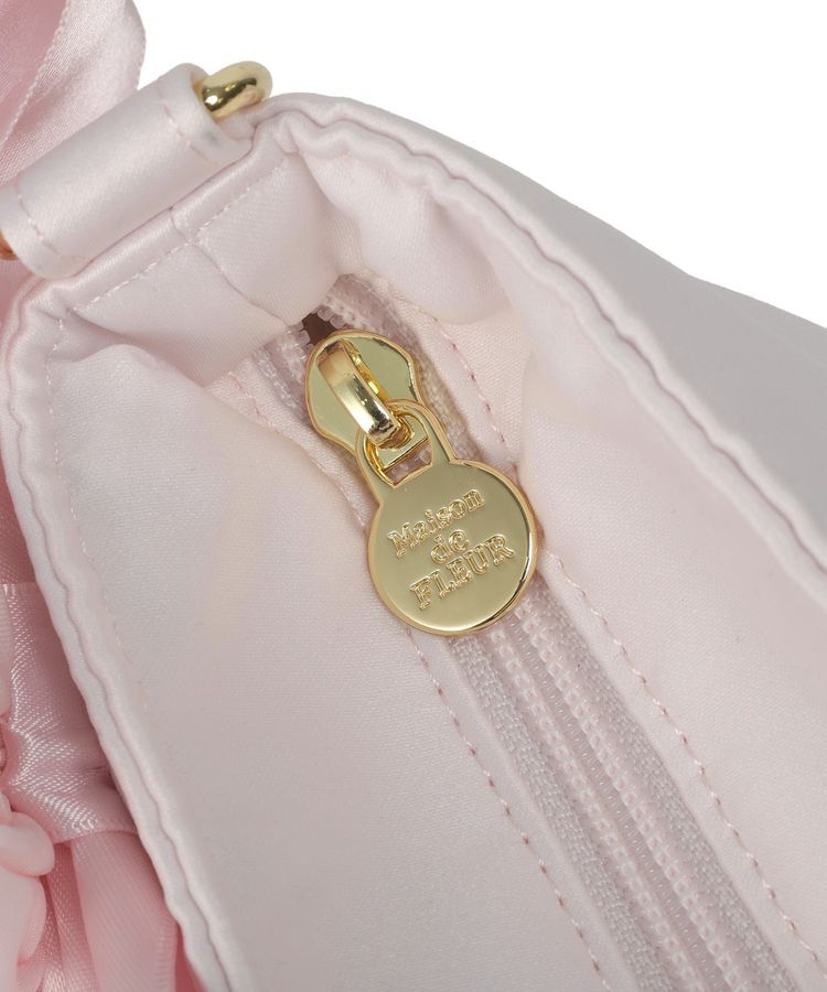 Maison de FLEUR「【WEB限定カラーあり】ローズボリュームリボン2Wayトート」|トートバッグ|