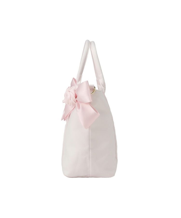 Maison de FLEUR「【WEB限定カラーあり】ローズボリュームリボン2Wayトート」|トートバッグ|