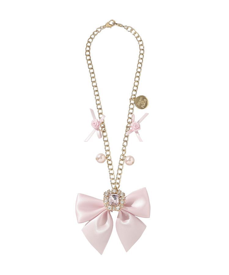 Maison de FLEUR「ビジューローズリボンバッグチャーム」|その他|