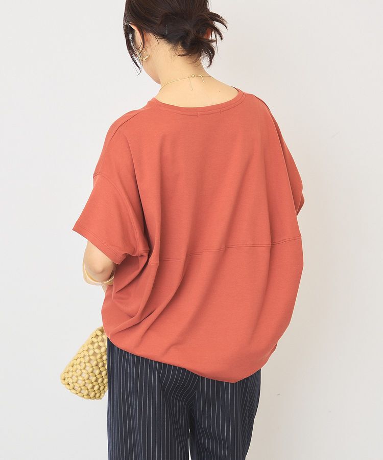 AMERICAN HOLIC「【接触冷感+UVカット】半袖コクーンカットプルオーバー」|Tシャツ・カットソー|