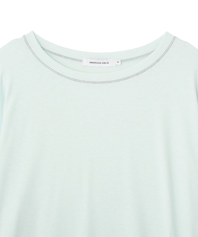AMERICAN HOLIC「【マルチ機能】配色ステッチルーズTシャツ」|Tシャツ・カットソー|