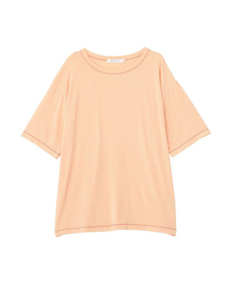 AMERICAN HOLIC「【マルチ機能】配色ステッチルーズTシャツ」|Tシャツ・カットソー|