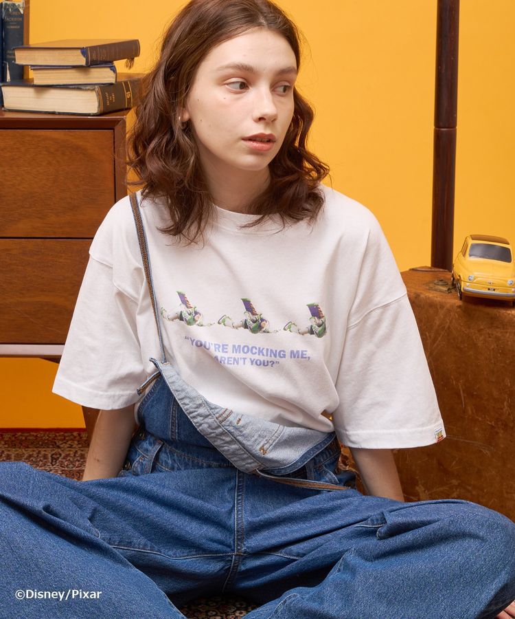 AMERICAN HOLIC「【TOY STORY】ヴィンテージ加工グラフィックTシャツ」|Tシャツ・カットソー|Off White
