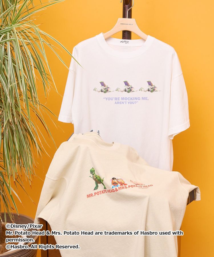 AMERICAN HOLIC「【TOY STORY】ヴィンテージ加工グラフィックTシャツ」|Tシャツ・カットソー|