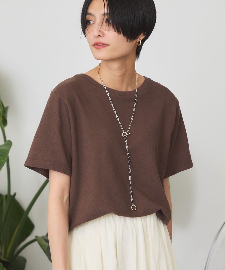 AMERICAN HOLIC「【2点セット】Tシャツ＋Uネックワンピース」|ワンピース|