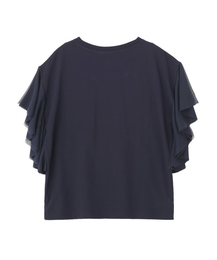 AMERICAN HOLIC「【WEB限定】袖チュールサイドスリットプルオーバー」|Tシャツ・カットソー|