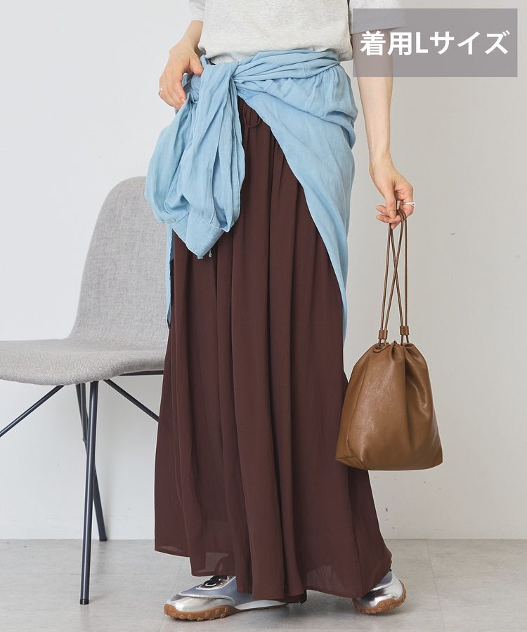 AMERICAN HOLIC「【選べる丈】接触冷感シフォンスカーチョ【WEB限定カラー有り】」|その他|Bordeaux
