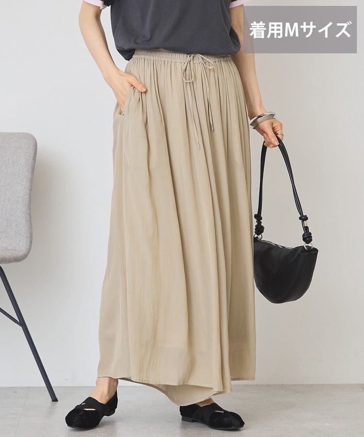 AMERICAN HOLIC「【選べる丈】接触冷感シフォンスカーチョ【WEB限定カラー有り】」|その他|Gray Beige