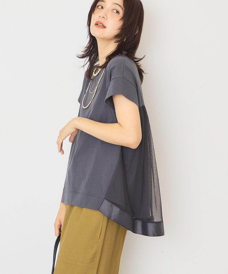 AMERICAN HOLIC「【接触冷感】バックチュールドッキングプルオーバー」|Tシャツ・カットソー|