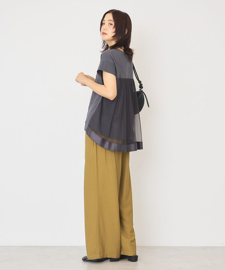 AMERICAN HOLIC「【接触冷感】バックチュールドッキングプルオーバー」|Tシャツ・カットソー|