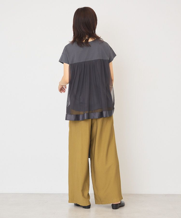 AMERICAN HOLIC「【接触冷感】バックチュールドッキングプルオーバー」|Tシャツ・カットソー|